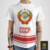 Футболка СССР - Сделан в СССР (герб) (мужская)