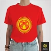 Футболка Киргизия Флаг (женская)