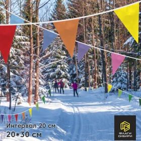 Гирлянда 20*30см, шаг 20см