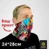 Мультибандана Бафф 24*28 см, однослойная