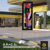Флаг Баннер 0,9*2,5м  (на флагшток 3,5м)